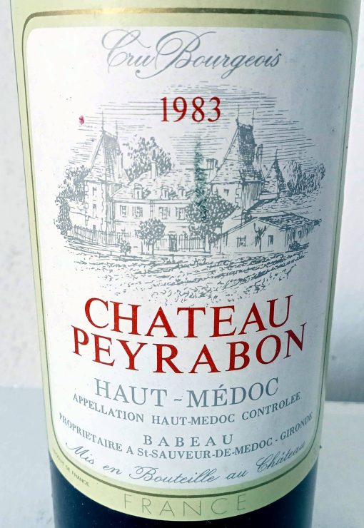 Château Peyrabon Haut-Médoc Cru Bourgeois 1983 – Image 3